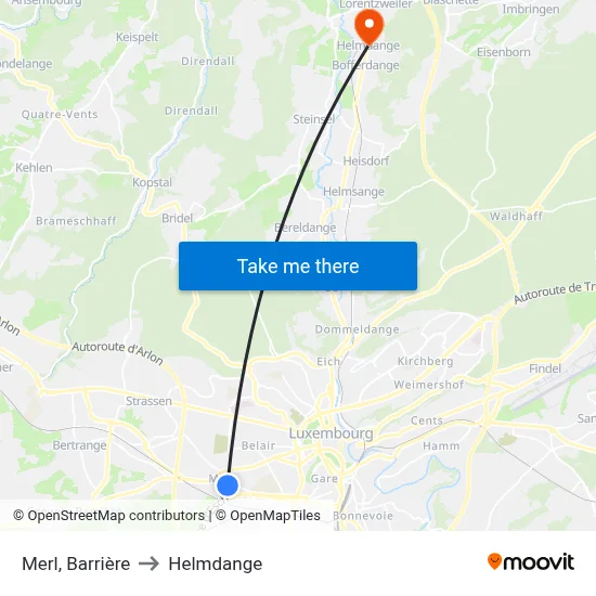 Merl, Barrière to Helmdange map
