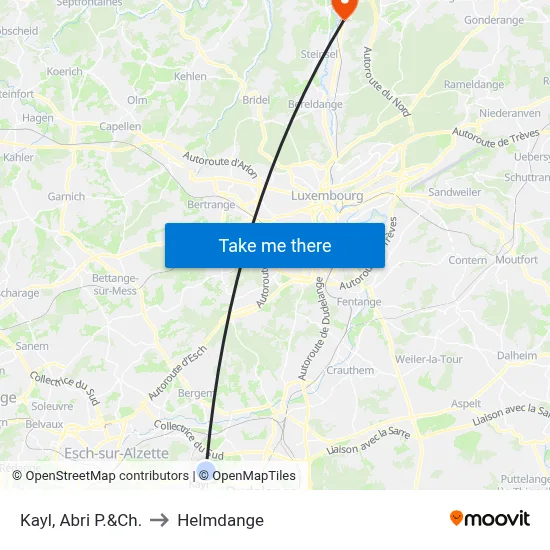 Kayl, Abri P.&Ch. to Helmdange map