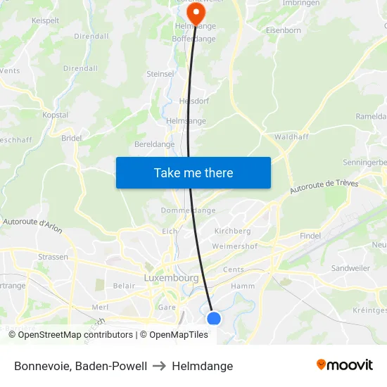 Bonnevoie, Baden-Powell to Helmdange map