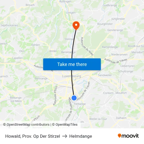 Howald, Prov. Op Der Stirzel to Helmdange map