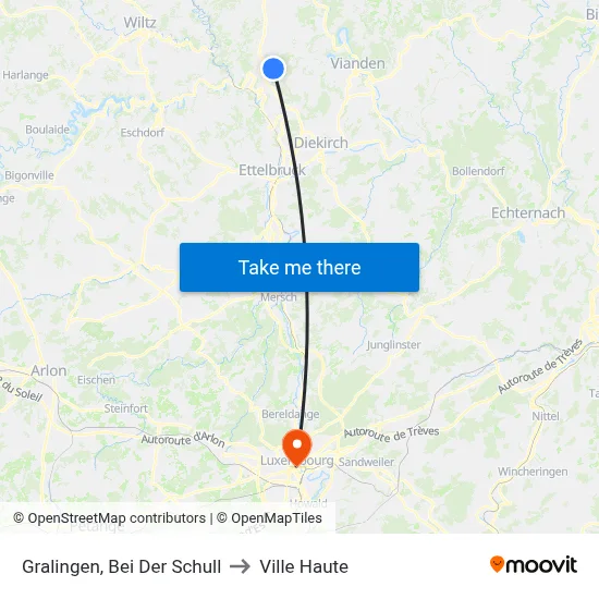 Gralingen, Bei Der Schull to Ville Haute map