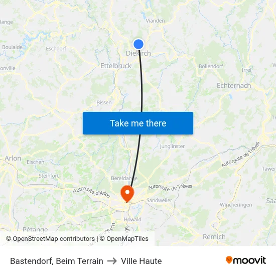 Bastendorf, Beim Terrain to Ville Haute map
