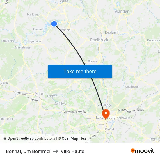 Bonnal, Um Bommel to Ville Haute map