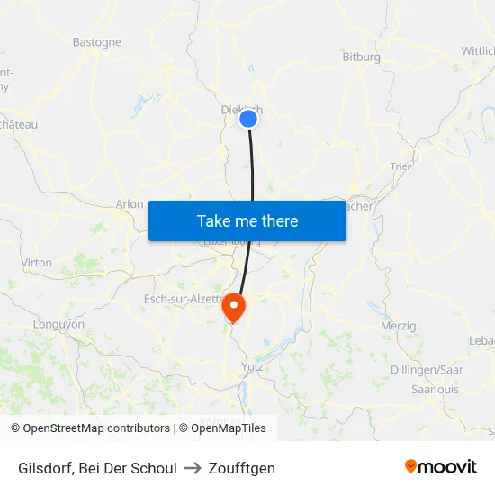 Gilsdorf, Bei Der Schoul to Zoufftgen map