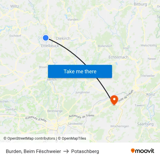 Burden, Beim Fëschweier to Potaschberg map