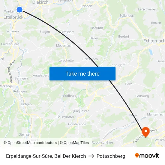 Erpeldange-Sur-Sûre, Bei Der Kierch to Potaschberg map