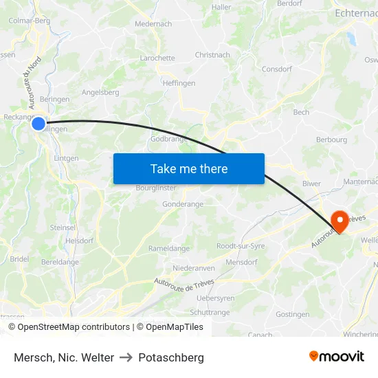 Mersch, Nic. Welter to Potaschberg map