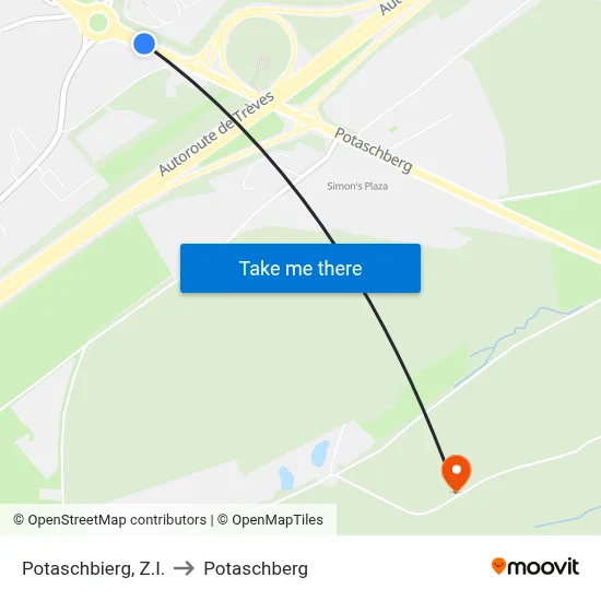 Potaschbierg, Z.I. to Potaschberg map