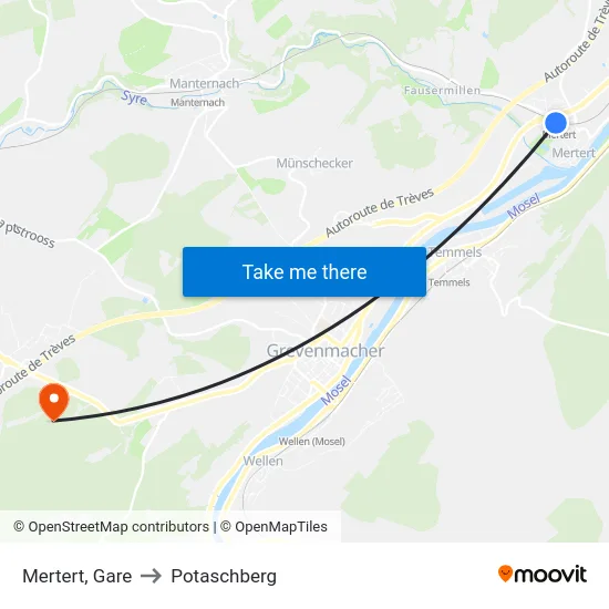 Mertert, Gare to Potaschberg map