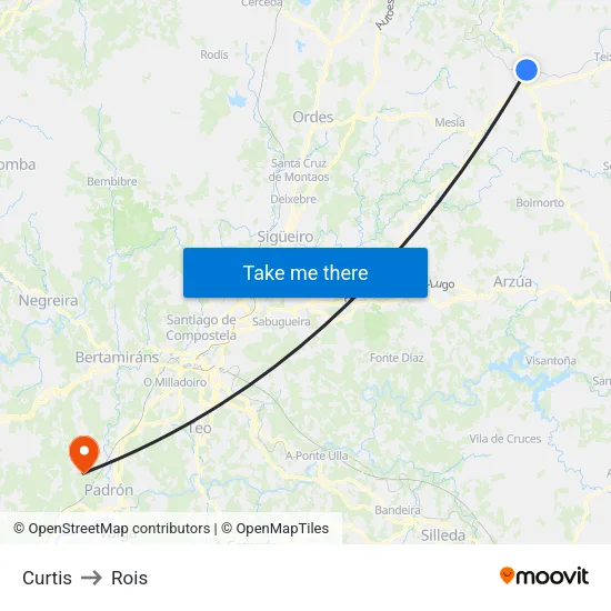 Curtis to Rois map