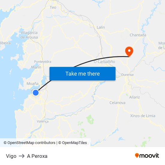 Vigo to A Peroxa map