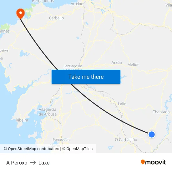 A Peroxa to Laxe map