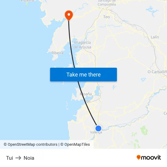 Tui to Noia map