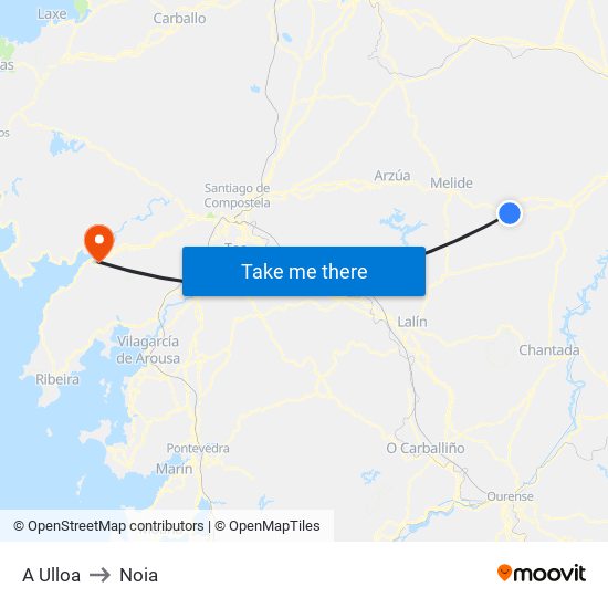 A Ulloa to Noia map