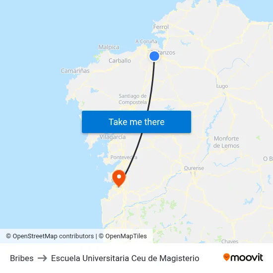 Bribes to Escuela Universitaria Ceu de Magisterio map