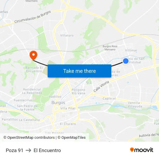 Poza 91 to El Encuentro map