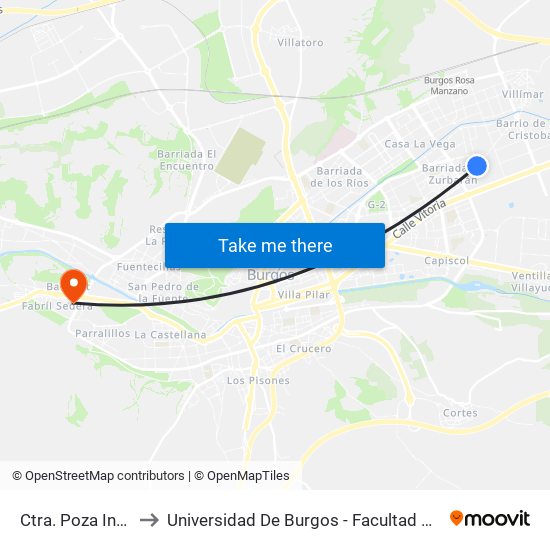 Poza - Instituto to Universidad De Burgos - Facultad De Educación map