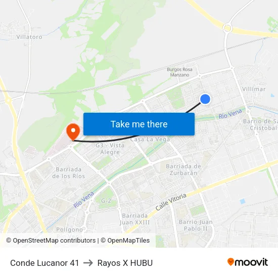 Conde Lucanor 41 to Rayos X HUBU map