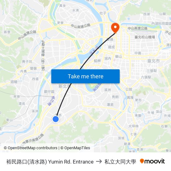 裕民路口(清水路) Yumin Rd. Entrance to 私立大同大學 map