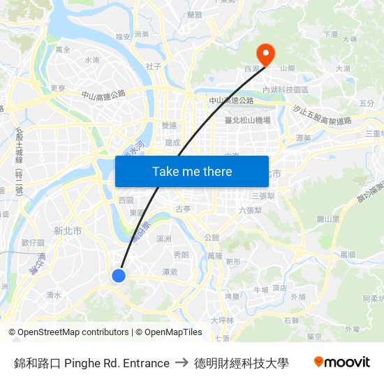 錦和路口 Pinghe Rd. Entrance to 德明財經科技大學 map