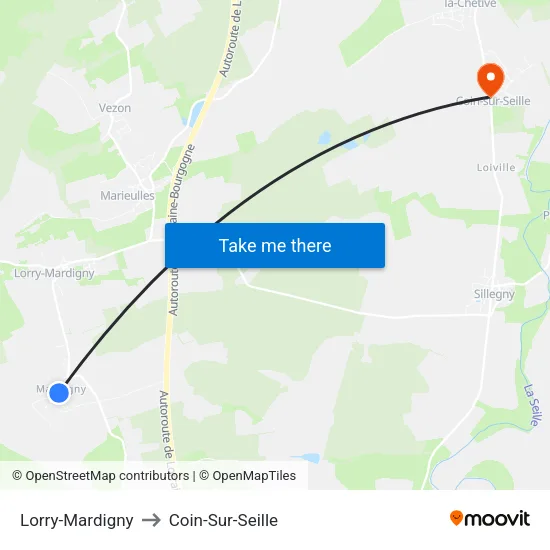 Lorry-Mardigny to Coin-Sur-Seille map