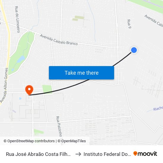 Rua José Abraão Costa Filho, 16 - Brejo Seco to Instituto Federal Do Ceará - Ifce map