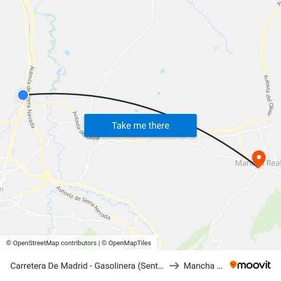 Carretera De Madrid - Gasolinera (Sentido Jaén) to Mancha Real map