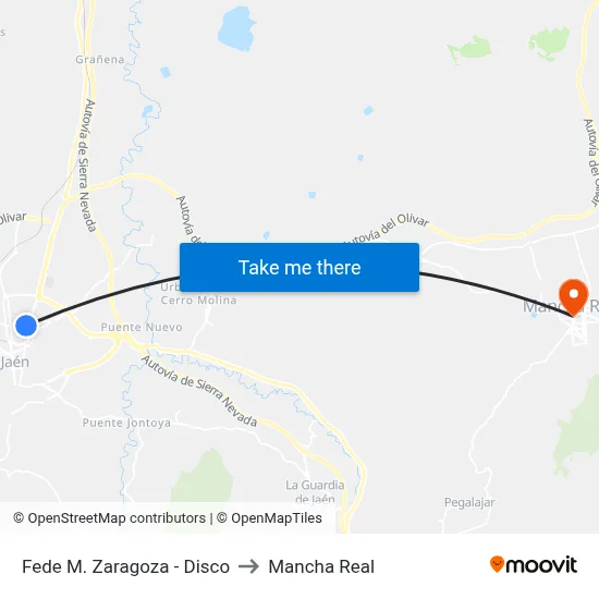 Fede M. Zaragoza - Disco to Mancha Real map