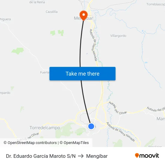 Dr. Eduardo García Maroto S/N to Mengíbar map