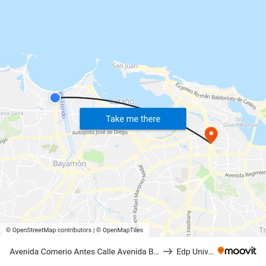Avenida Comerio Antes Calle Avenida Bulevard Levittown to Edp University map