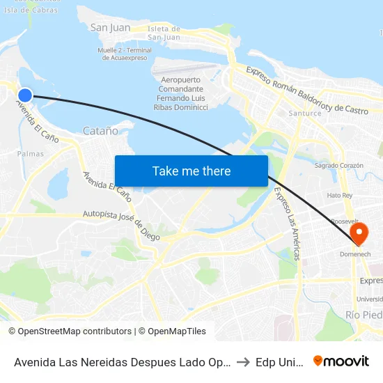 Avenida Las Nereidas Despues Lado Opuesto Calle Laguna to Edp University map