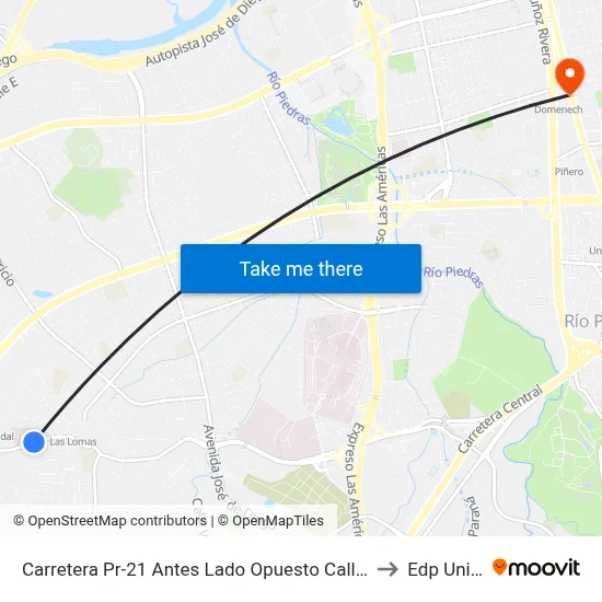 Carretera Pr-21 Antes Lado Opuesto Calle Sandalio Enrique León to Edp University map