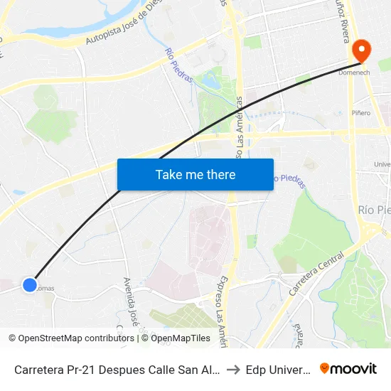 Carretera Pr-21 Despues Calle San Alfonso to Edp University map