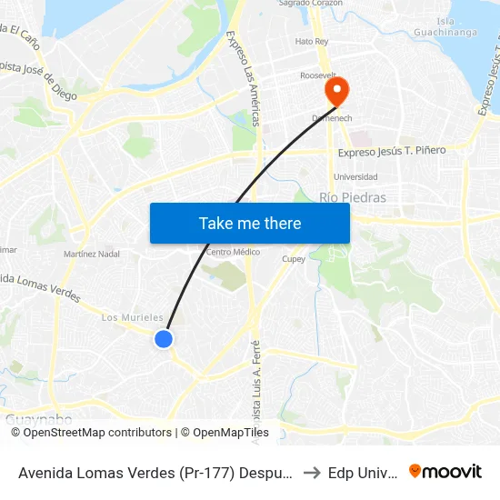 Avenida Lomas Verdes (Pr-177) Despues Calle Sauco to Edp University map