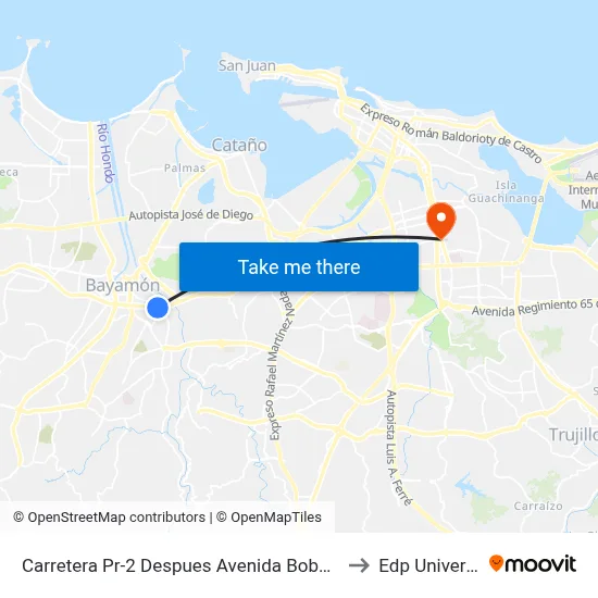 Carretera Pr-2 Despues Avenida Bobby Capo to Edp University map