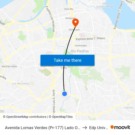 Avenida Lomas Verdes (Pr-177) Lado Opuesto Calle Ter to Edp University map