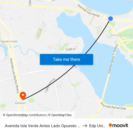 Avenida Isla Verde Antes Lado Opuesto Calle Rodriguez Ema to Edp University map