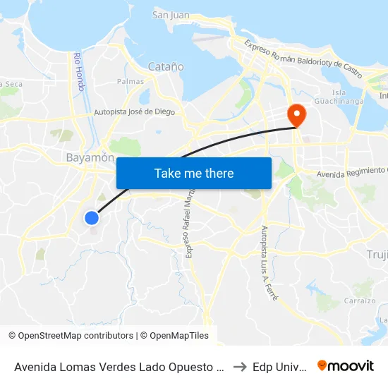 Avenida Lomas Verdes Lado Opuesto Calle Jacinto to Edp University map