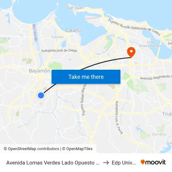 Avenida Lomas Verdes Lado Opuesto Calle Girasol to Edp University map