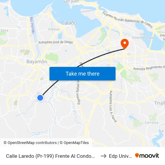 Calle Laredo (Pr-199) Frente Al Condominio Bayamonte to Edp University map