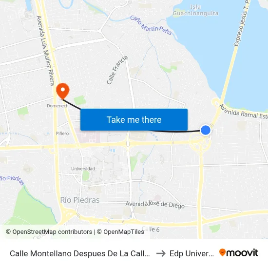 Calle Montellano Despues De La Calle Riaza to Edp University map