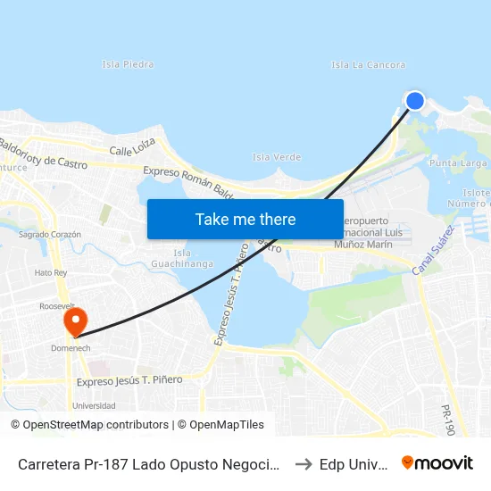 Carretera Pr-187 Lado Opusto Negocio Donde Olga to Edp University map