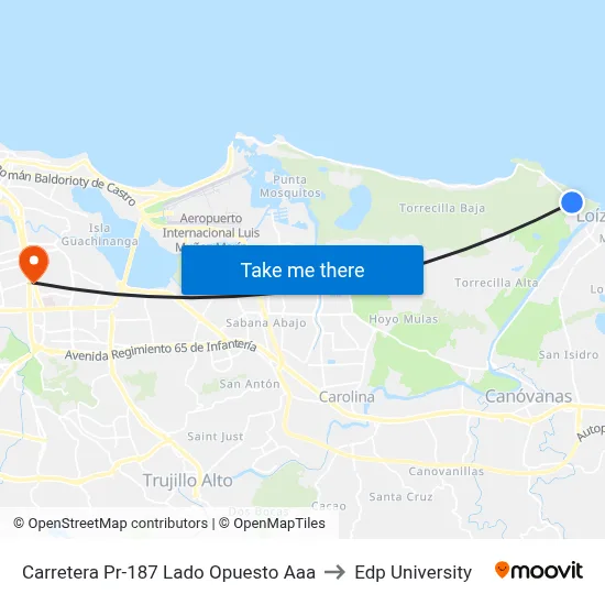 Carretera Pr-187 Lado Opuesto Aaa to Edp University map