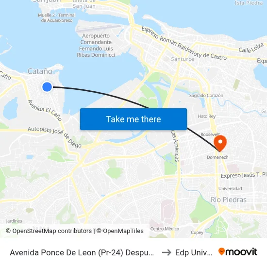 Avenida Ponce De Leon (Pr-24) Despues Callejon 154 to Edp University map