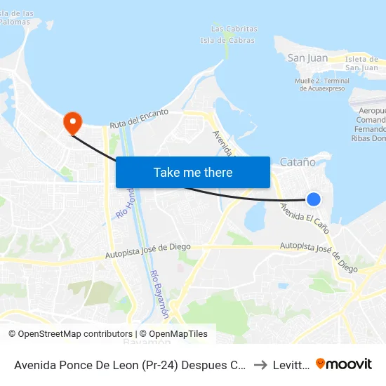 Avenida Ponce De Leon (Pr-24) Despues Calle Celso Barbosa to Levittown map