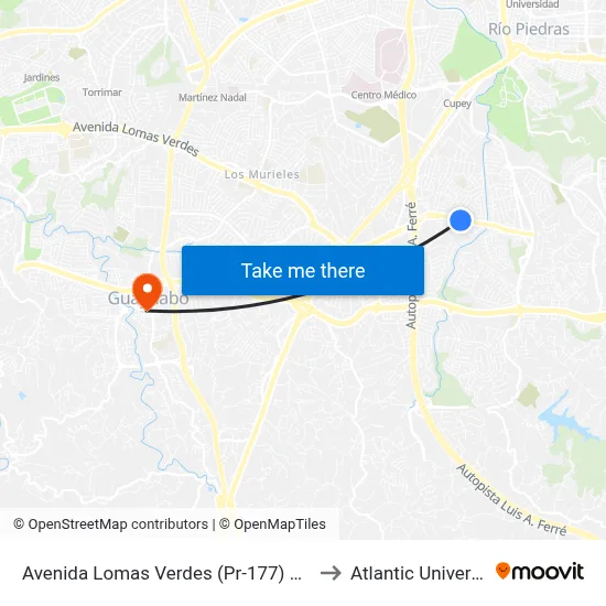 Avenida Lomas Verdes (Pr-177) Lado Opuesto Calle Ter to Atlantic University College map