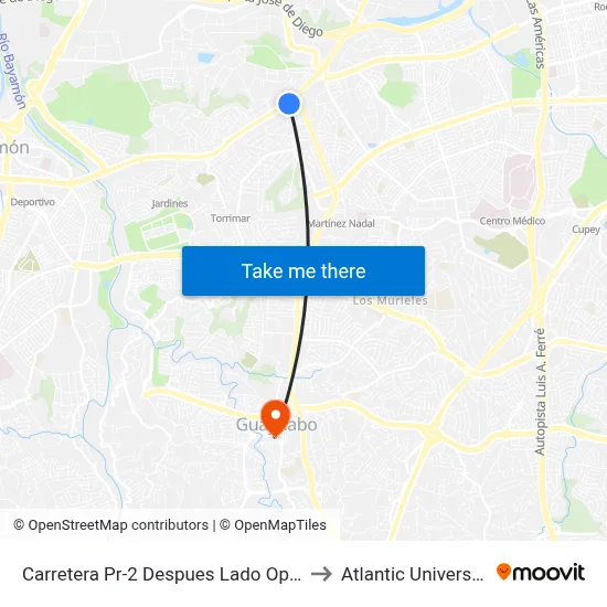 Carretera Pr-2 Despues Lado Opuesto Calle Millan to Atlantic University College map