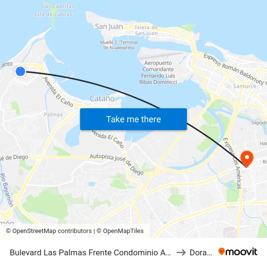 Bulevard Las Palmas Frente Condominio Angeli to Dorado map