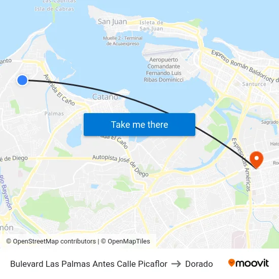 Bulevard Las Palmas Antes Calle Picaflor to Dorado map