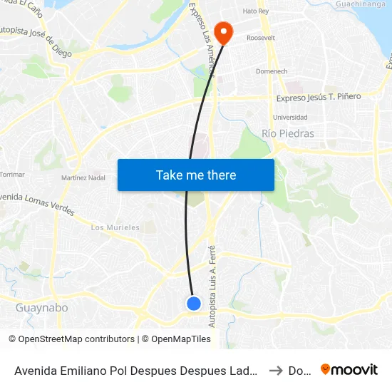Avenida Emiliano Pol Despues Despues Lado Opuesto Calle Pradera to Dorado map